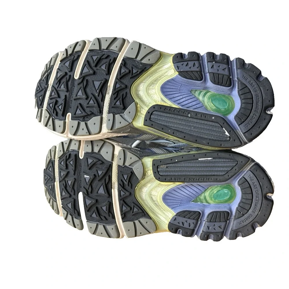 Brooks‎ GLYCERIN 7 Run Shoes 1200511B442 Women's Size 7.5 Turquoise White Blue